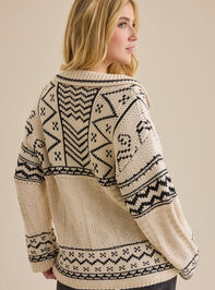 Naya Fairisle Cardigan Detail 4 - TULLABEE