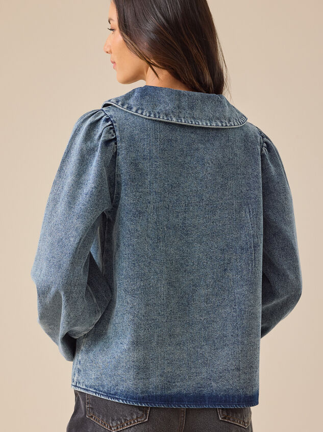 Paige Denim Collared Top Detail 6 - TULLABEE