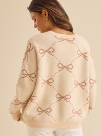 Megan Bow Sweater Detail 4 - TULLABEE