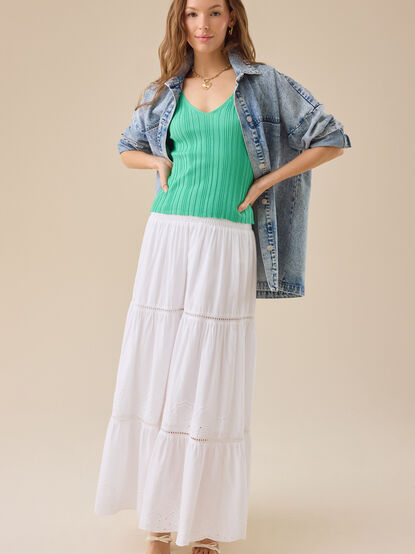 Anna Ribbed Tank Top - TULLABEE