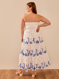 Melanie Strapless Maxi Dress Detail 5 - TULLABEE