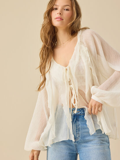 Sasha Chiffon Kimono - TULLABEE