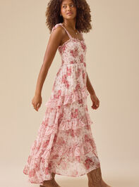 Kenzi Floral Maxi Dress Detail 5 - TULLABEE
