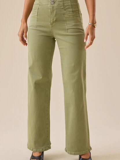 Khloe Straight Leg Pants - TULLABEE