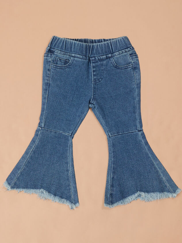Mallie Toddler Denim Flares - TULLABEE