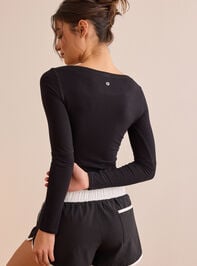 Studio Style Boat Neck Top Detail 5 - TULLABEE