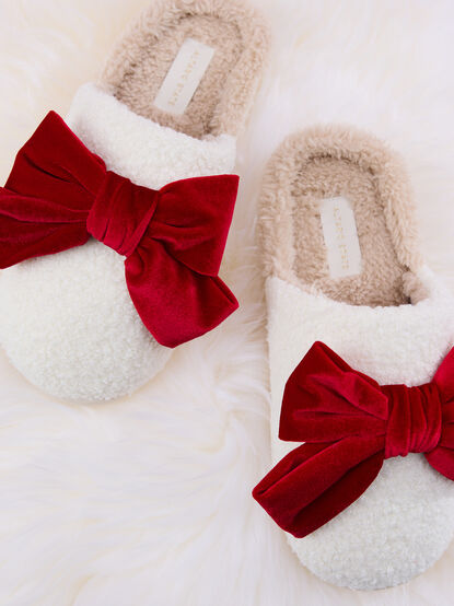 Valerie Bow Slipper - TULLABEE