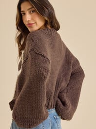 Jayda Rope Bow Pullover Detail 5 - TULLABEE