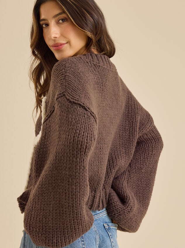 Jayda Rope Bow Pullover Detail 5 - TULLABEE