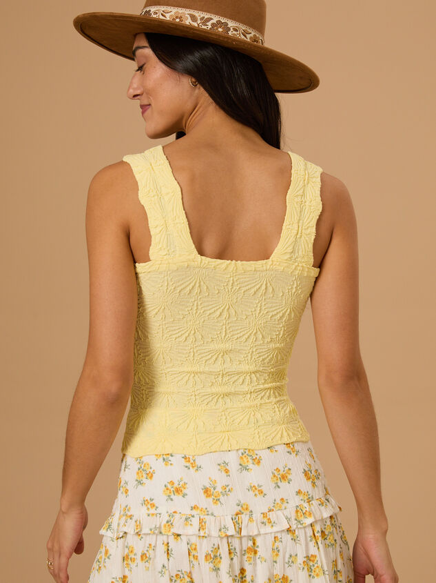 Blaire Seamless Floral Cami Detail 4 - TULLABEE