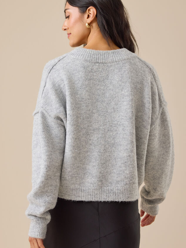 Lily Kate Textured Sweater Detail 4 - TULLABEE