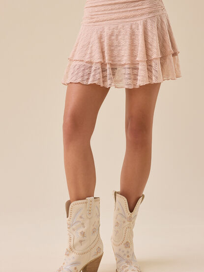 Lonny Mesh Mini Skirt - TULLABEE