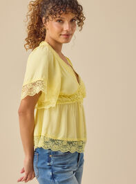Evanelle Lace Babydoll Top Detail 3 - TULLABEE