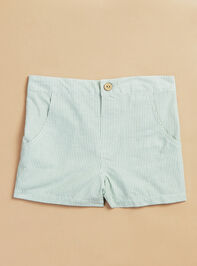 Ethan Striped Toddler Shorts - TULLABEE