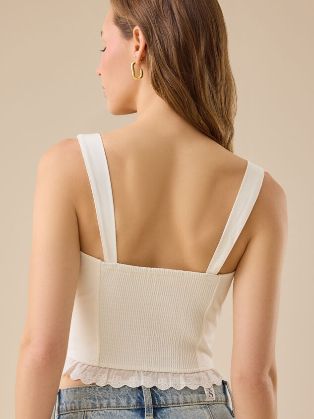 Lane Bow Corset Detail 5 - TULLABEE