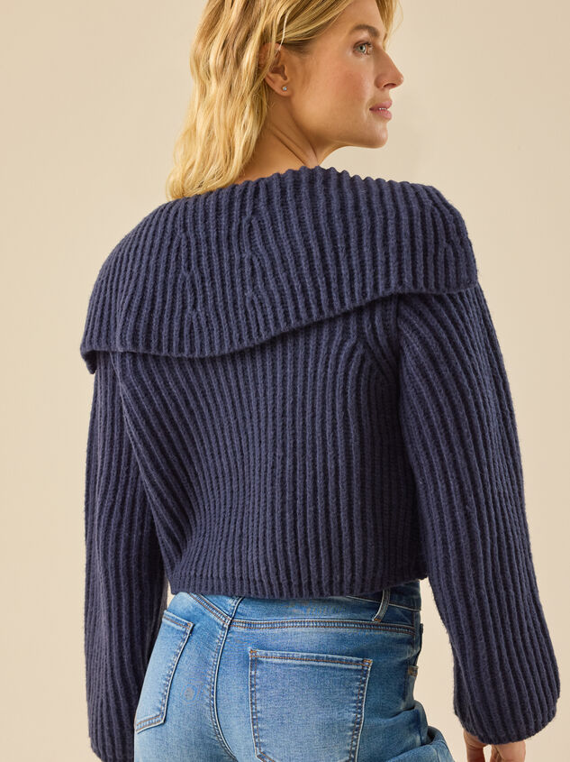 Kaylee Collard Cardigan Detail 5 - TULLABEE