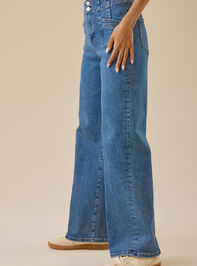 Mason Wide Leg Jeans Detail 4 - TULLABEE