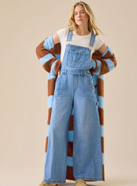Brayden Wide Leg Overalls Detail 6 - TULLABEE