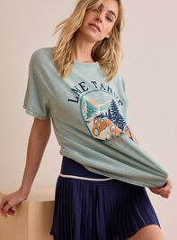 Lake Tahoe Graphic Tee Detail 3 - TULLABEE