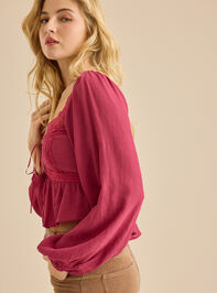 Birdie Lace Blouse Detail 4 - TULLABEE