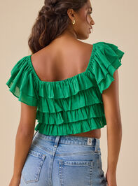Simone Ruffle Top Detail 5 - TULLABEE