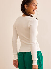 Pure Motion Henley Long Sleeve Detail 4 - TULLABEE