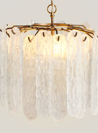 Lila Glass Chandelier Detail 3 - TULLABEE