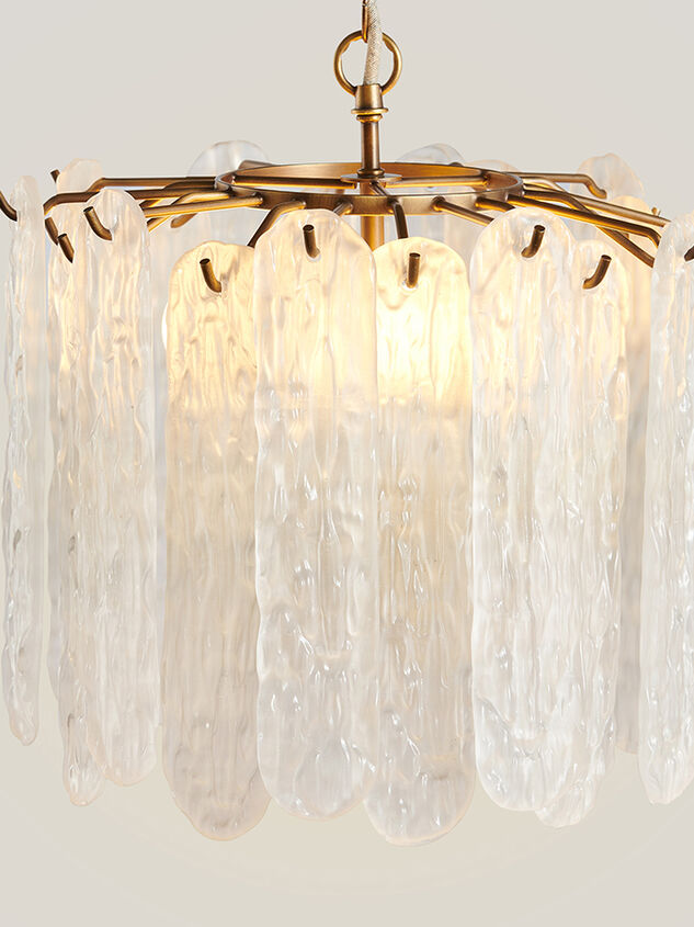 Lila Glass Chandelier Detail 3 - TULLABEE