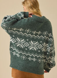 Jovie Fair Isle Sweater Detail 7 - TULLABEE