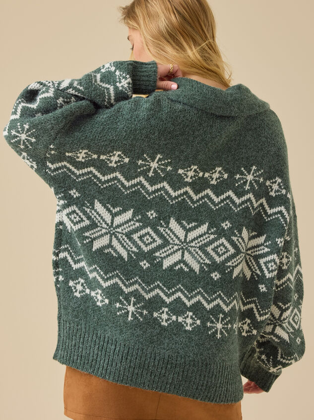 Jovie Fair Isle Sweater Detail 7 - TULLABEE
