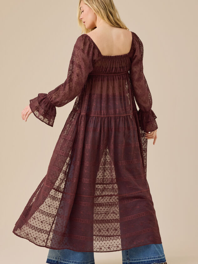 Stephany Embroidered Kimono Detail 3 - TULLABEE