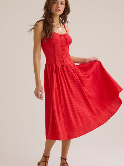 Sloane Button-Up Maxi Dress - TULLABEE