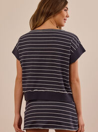 Easy Days Stripe Crew Detail 6 - TULLABEE