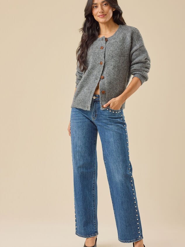 Leigh Oversized Cozy Cardigan Detail 2 - TULLABEE