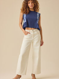 Maisie Embroidered Top Detail 4 - TULLABEE