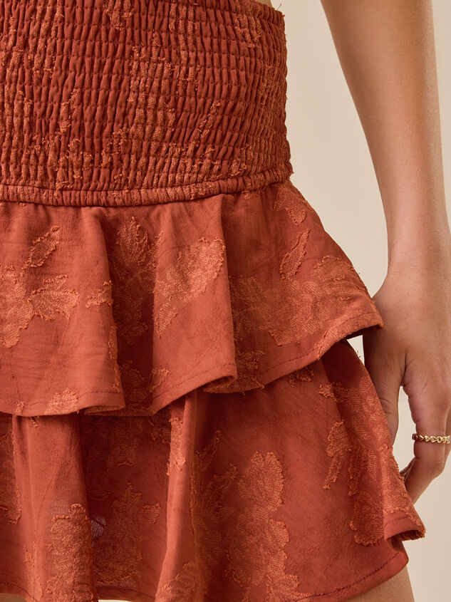 Lyla Ruffle Mini Skort Detail 3 - TULLABEE