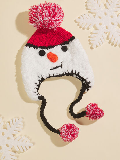 Snowman Tassel Hat - TULLABEE