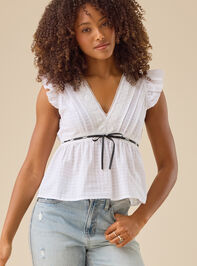 Catherine Babydoll Ribbon Tank - TULLABEE