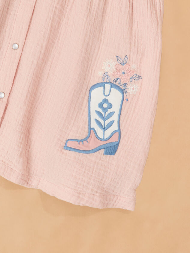 Winnie Western Dress Detail 2 - TULLABEE
