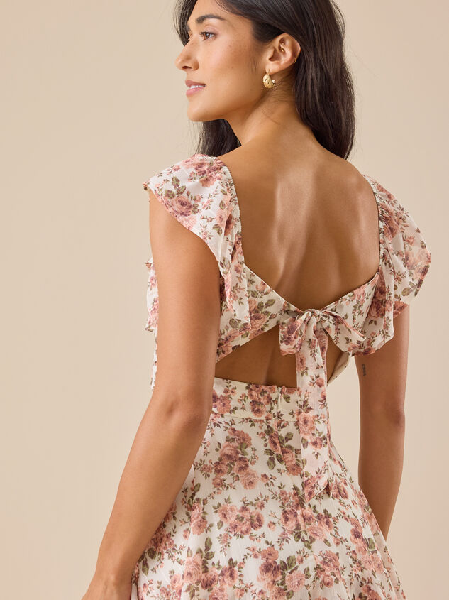 Emilia Midi Dress Detail 2 - TULLABEE