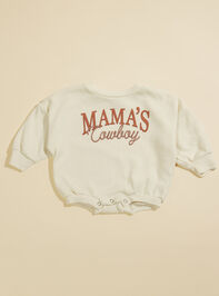 Mama's Cowboy Romper Detail 2 - TULLABEE