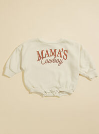 Mama's Cowboy Romper Detail 3 - TULLABEE