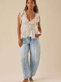 Kimber Floral Top Detail 2 - TULLABEE