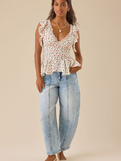 Kimber Floral Top - TULLABEE