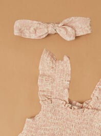 Harper Floral Dress with Headband Detail 2 - TULLABEE