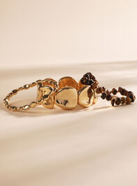 Amber Glow Bracelet Set Detail 2 - TULLABEE
