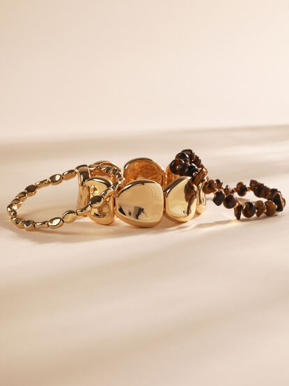 Amber Glow Bracelet Set - TULLABEE