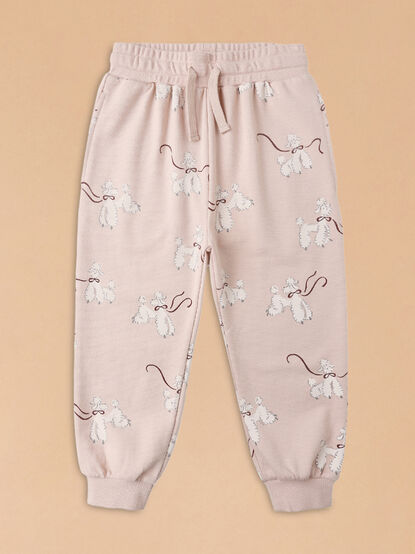 Poodles Jogger Sweatpant by Rylee + Cru - TULLABEE