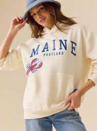 Maine Sailboat Hoodie Detail 5 - TULLABEE