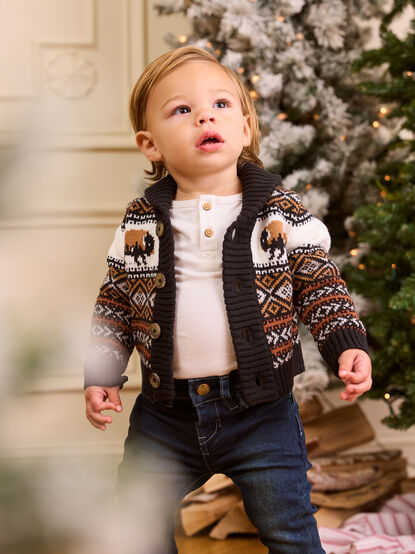Buffalo Fair Isle Cardigan - TULLABEE